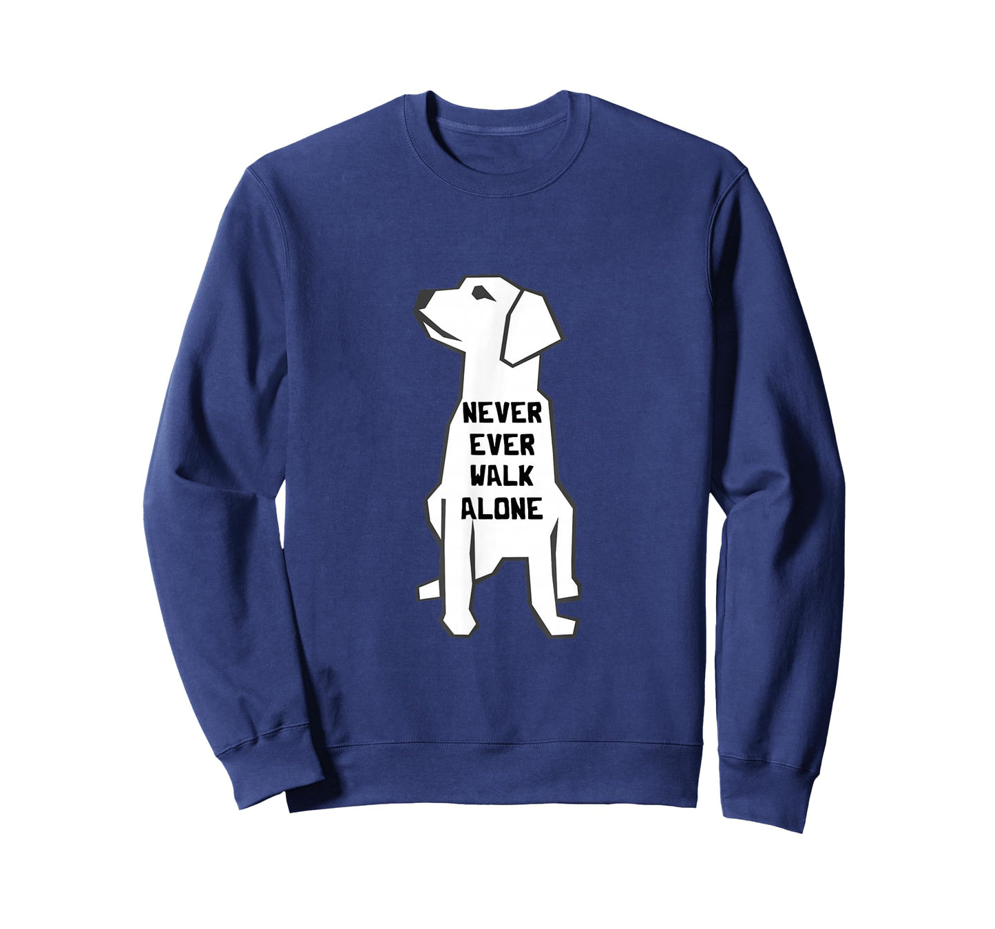 Never Ever Walk Alone Dog Walker Pet Owner Puppies Dog Lover T-Shirt