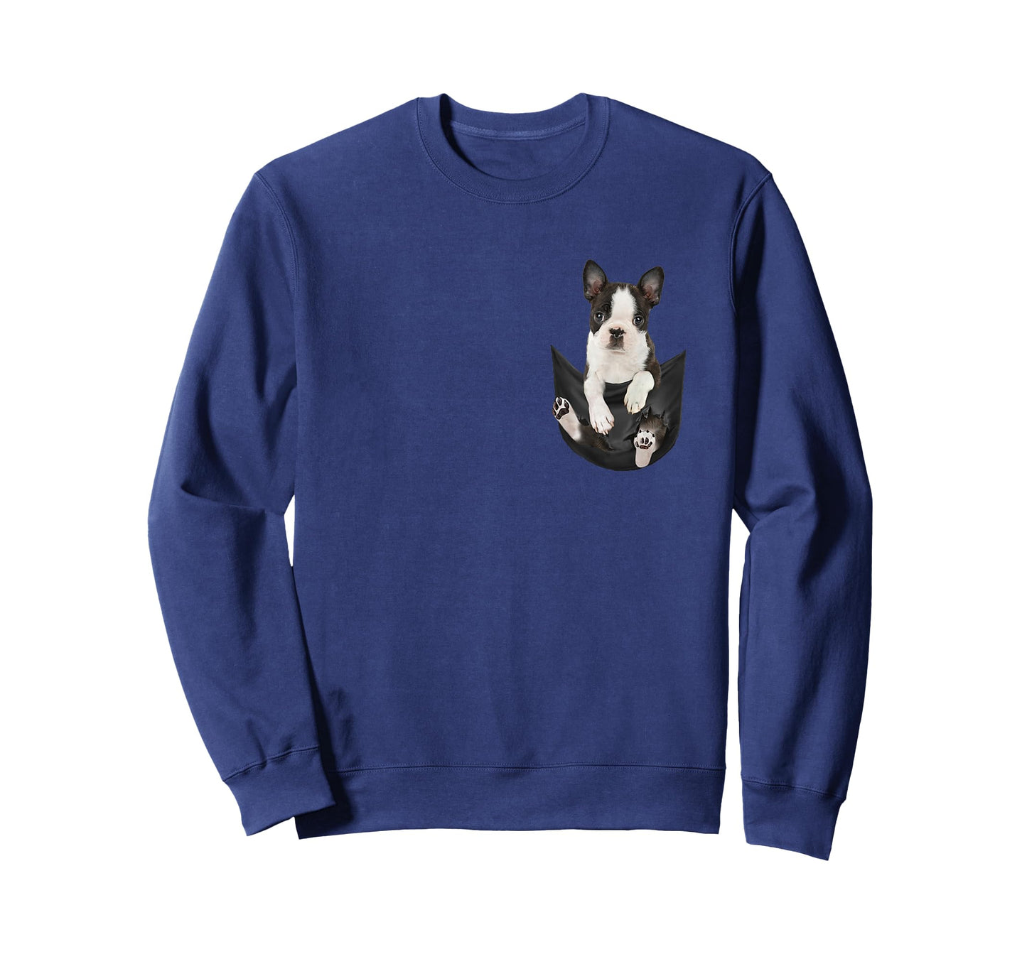 Dog Lovers Gifts Boston Terrier In Pocket Funny Dog Face T-Shirt for Men Women Kids