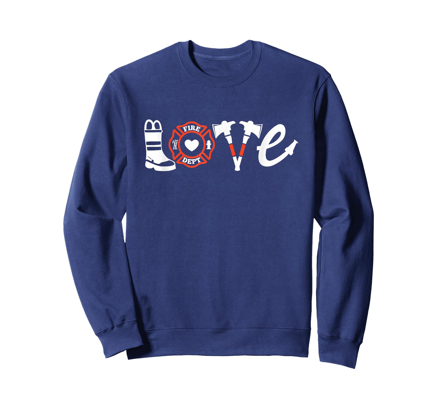 Firefighter Shirt- Love Firefighter Tee, Firefighter Gift T-Shirt