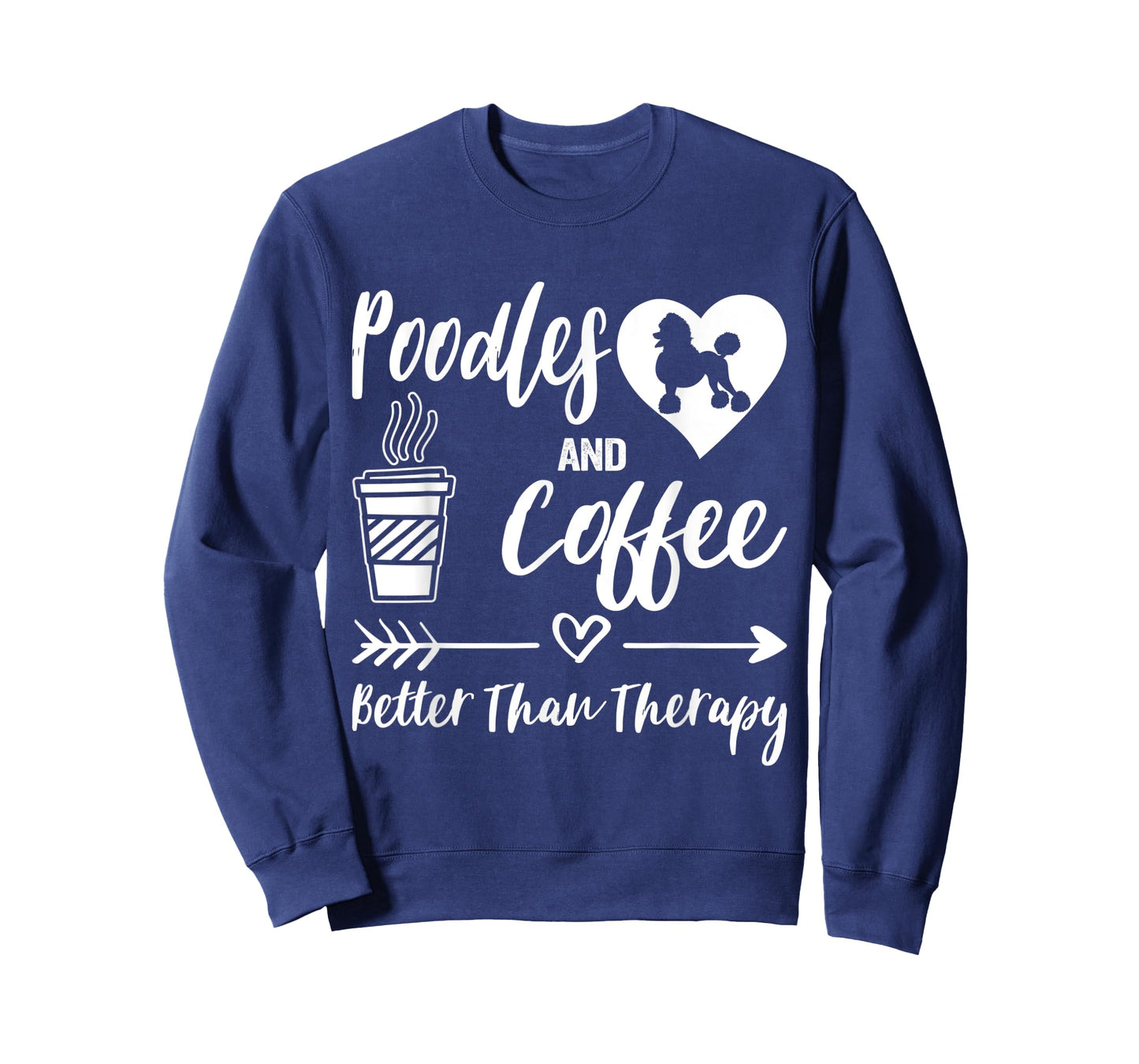 Poodle And Coffee Poodle Mom Poodle Dad Coffee T-Shirt