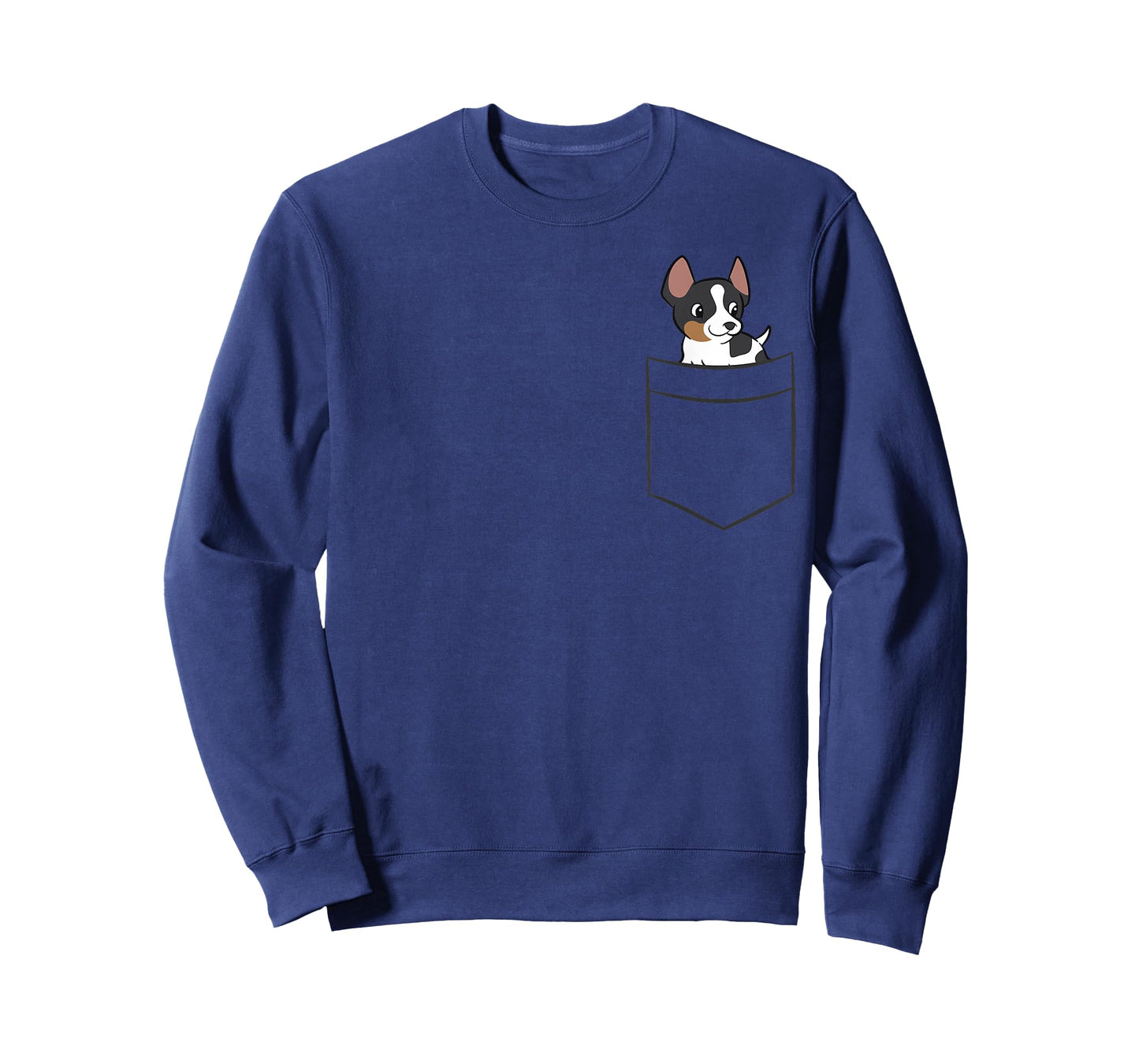 Rat Terrier Dog in Pocket Funny Rat Terrier T-Shirt