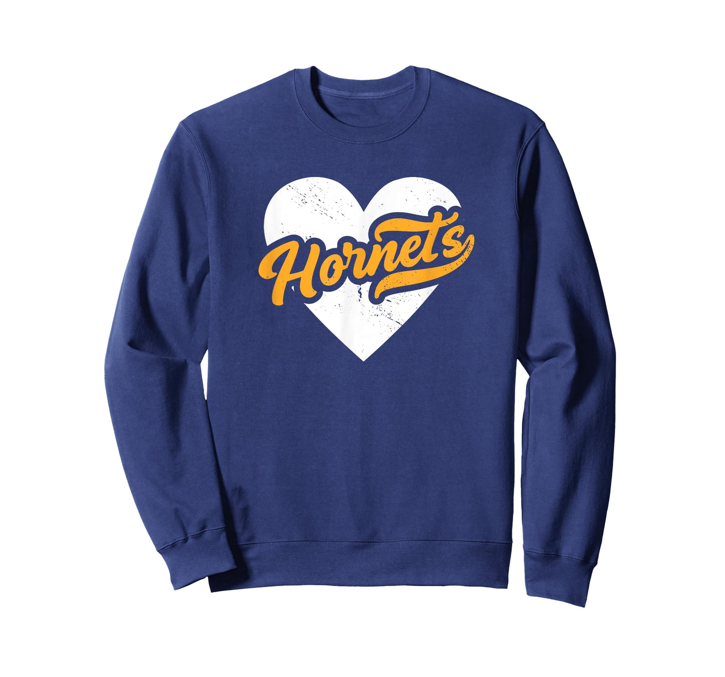 Vintage Hornets High School Go Hornets Pride Heart T-Shirt