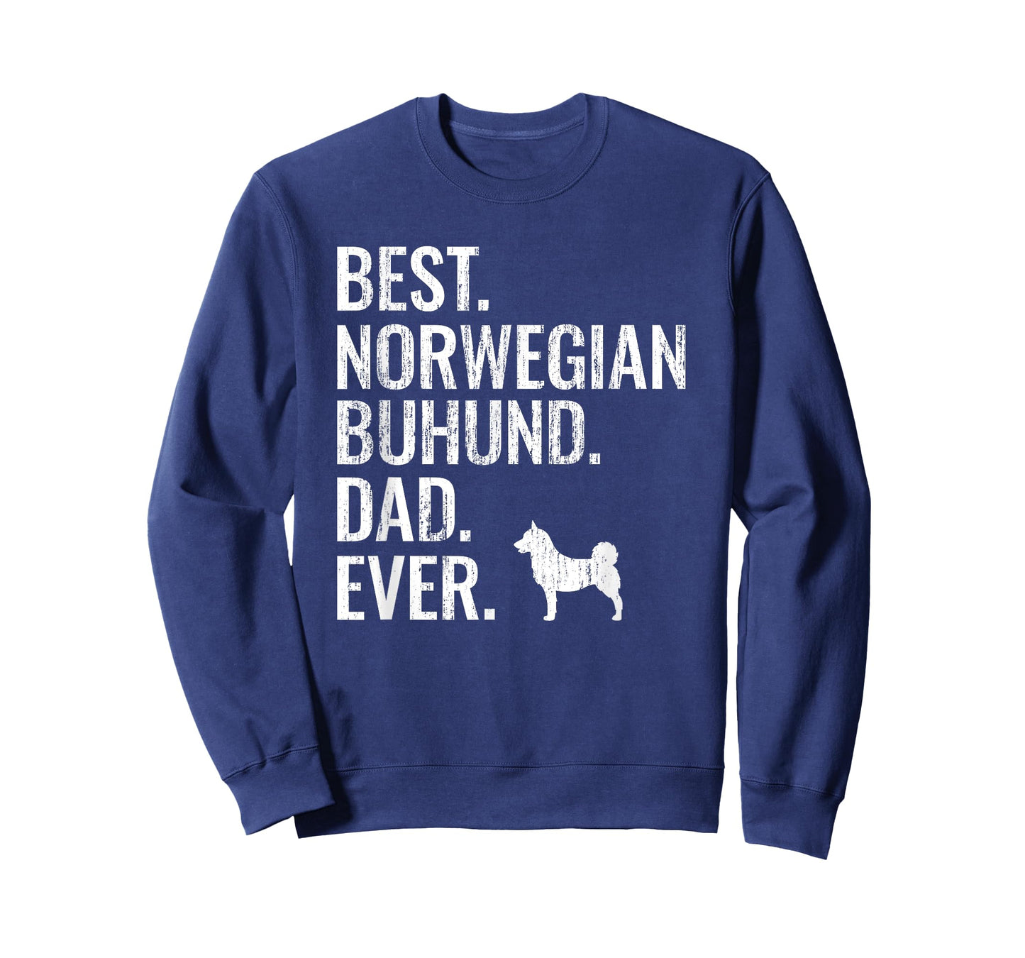 Best Norwegian Buhund Dad Ever - Cool Dog Owner Gift Men T-Shirt