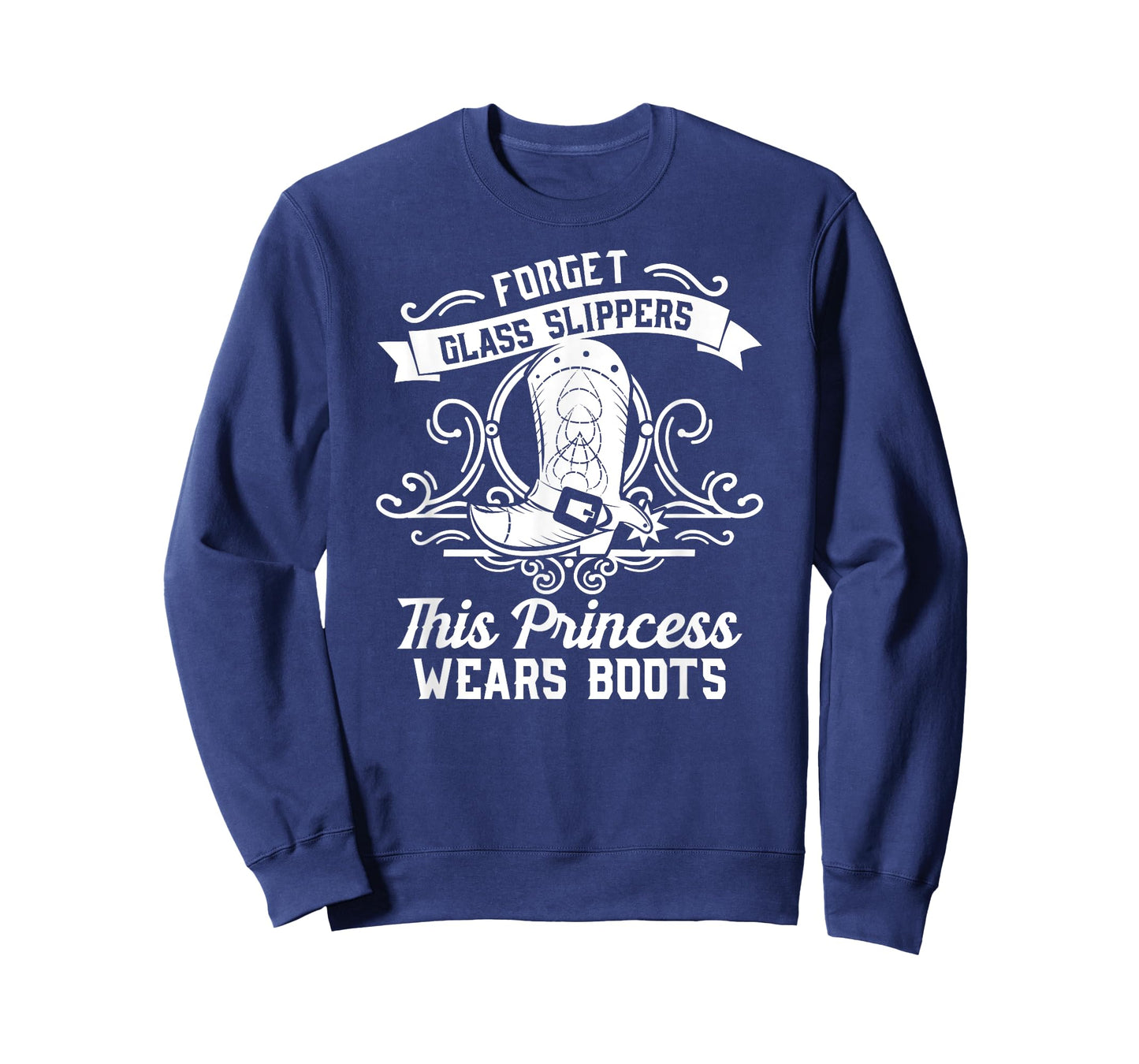 Fun Badass Princess Wears Boots Cowgirl Gift Design T-Shirt
