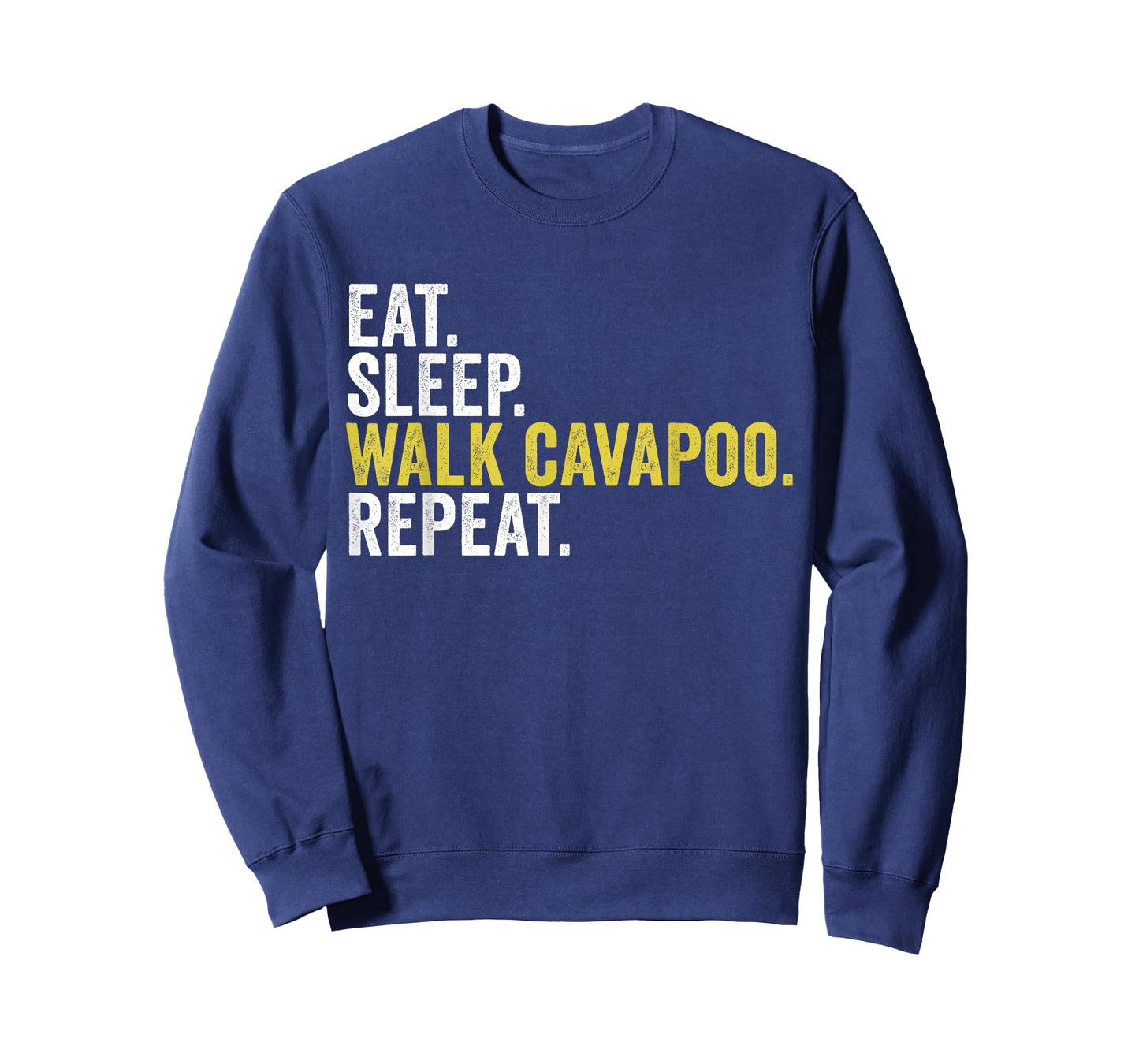 Eat Sleep Walk Cavapoo Repeat Funny Dog Walker T-Shirt