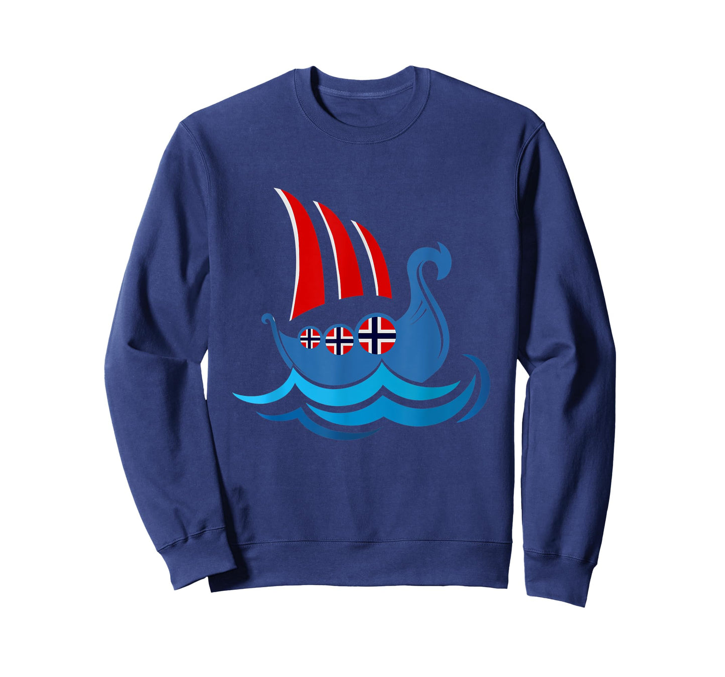 Nordic Norwegian Flag Scandinavia Ship Norway T-Shirt