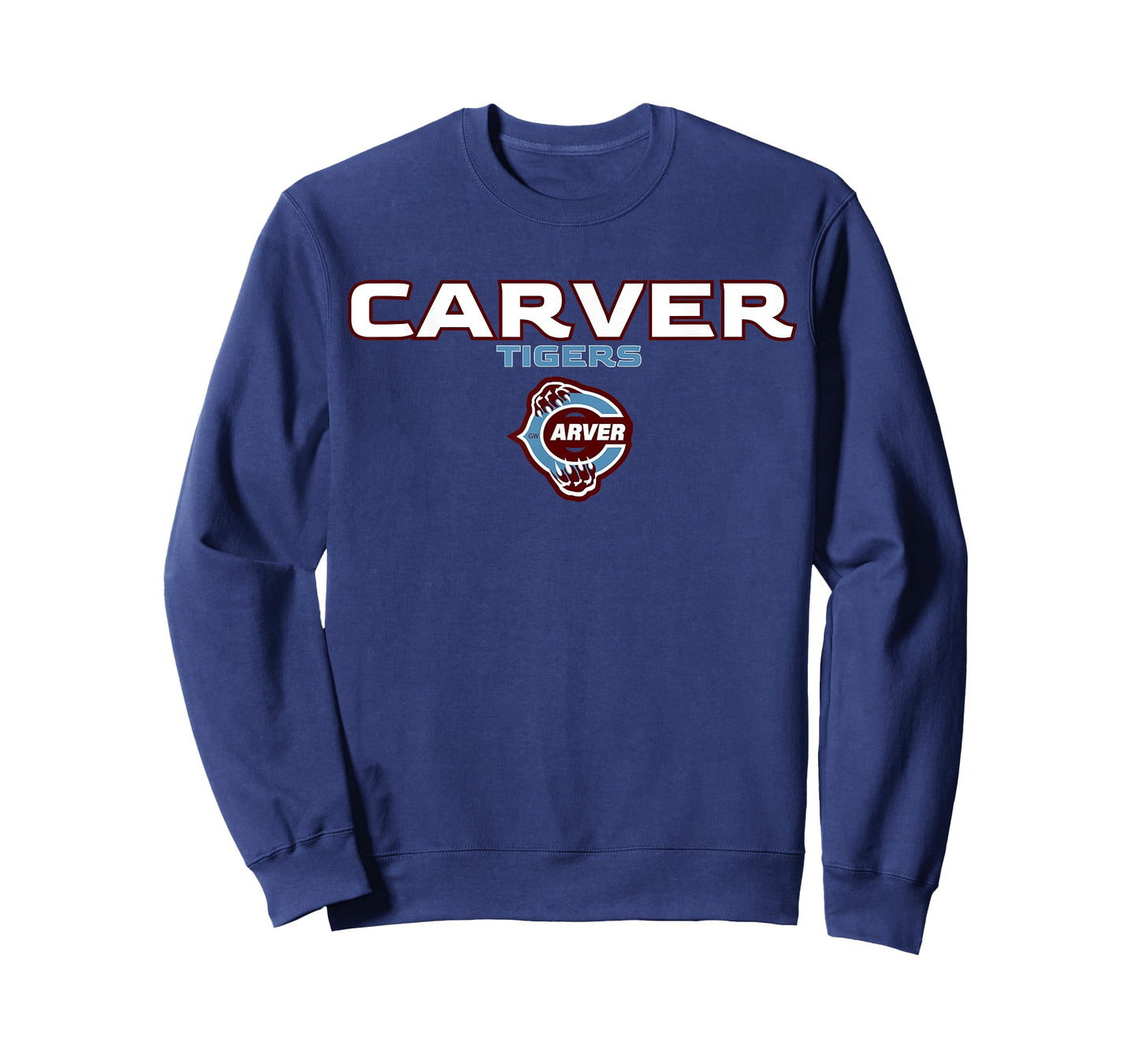 Carver High School Tigers Stacked T-Shirt