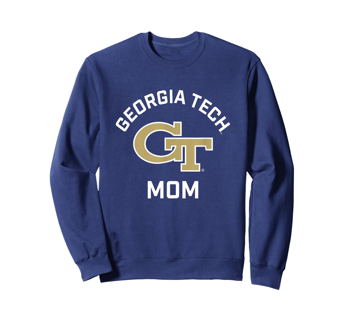 Georgia Tech Yellow Jackets Arched Mom T-Shirt