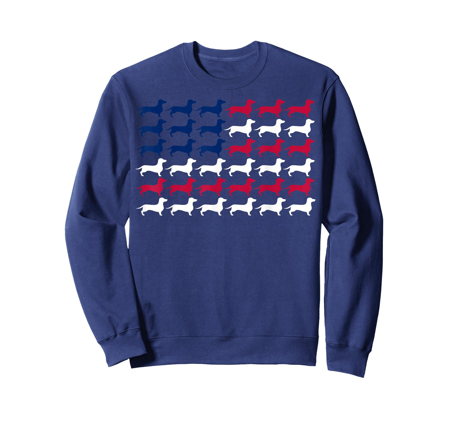 Dachshund American Flag USA Patriotic Dog Lover 4th of July T-Shirt