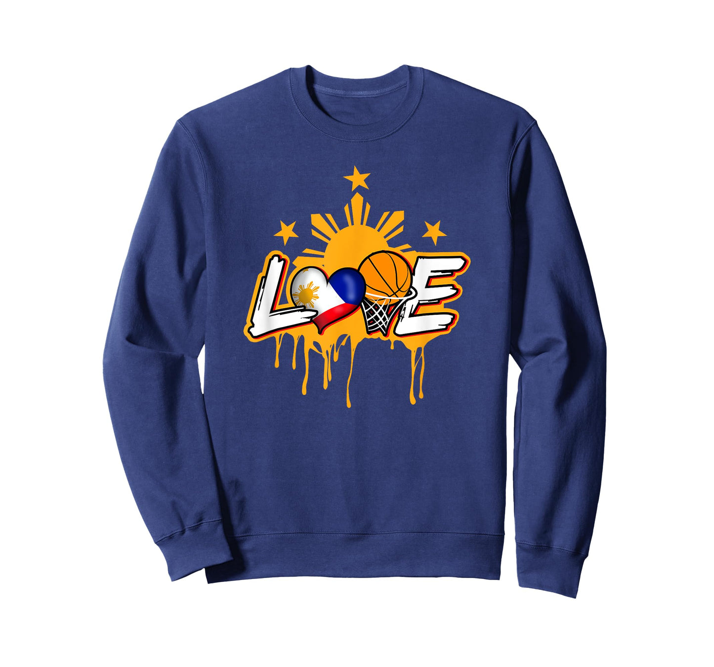 Philippines Filipino Sport Basketball Basket Ball Flag Love T-Shirt