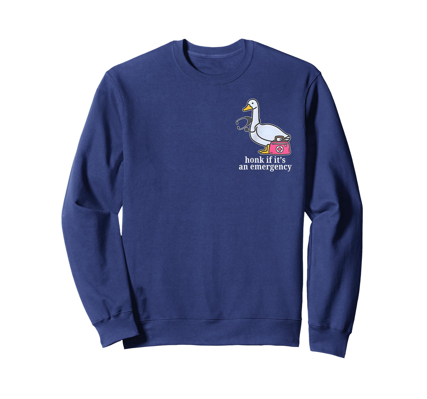 Funny Honk If It's An Emergency Registered Goose Nurse women T-Shirt