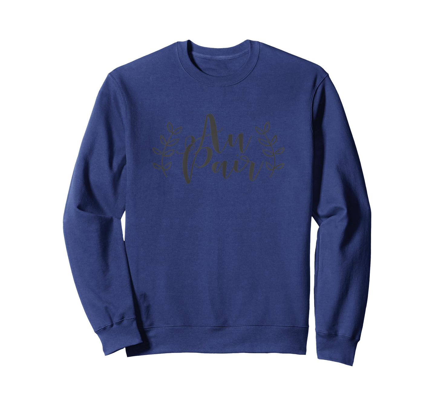 Womens Cute Au Pair Gift Design with Pretty Laurel Graphic T-Shirt