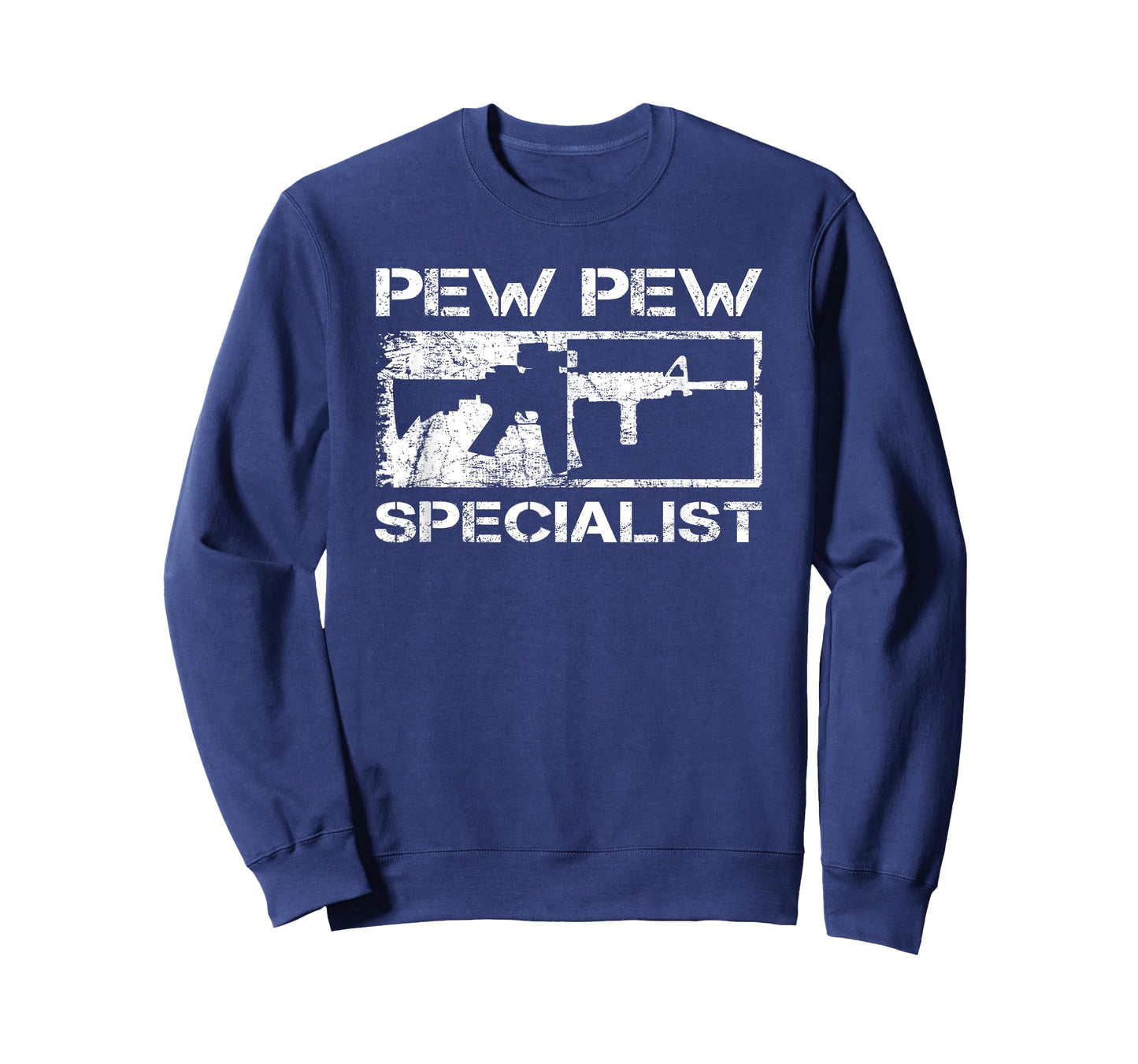 Pew Pew Specialist / Pro Gun 5.56 AR15 Rifle M4 Funny Gun T-Shirt