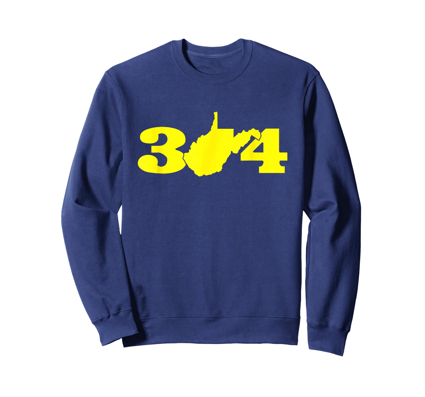 304 West Virginia Blue and Gold T-shirt