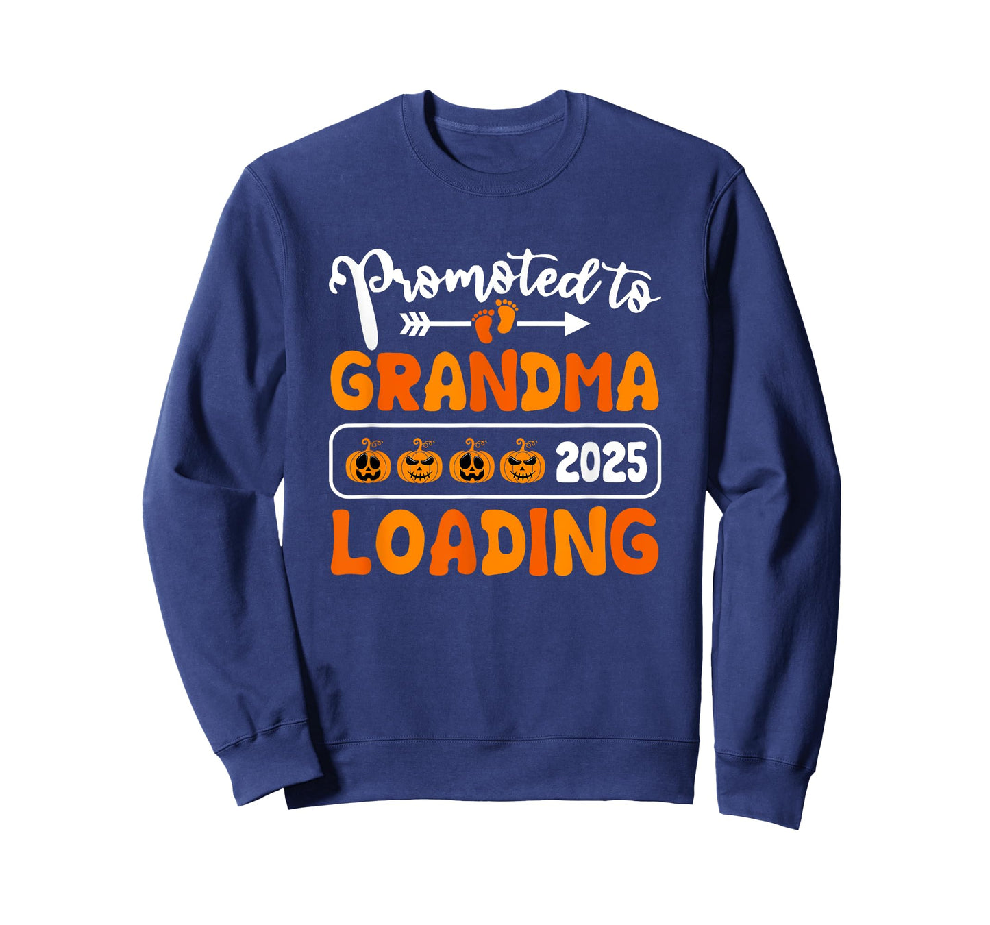 Promoted to Grandma 2025 Loading Pumpkin Halloween T-Shirt