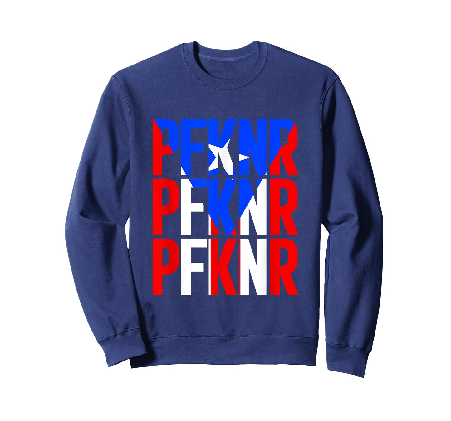 PFKNR Puerto Rican Flag Design Celebrating Boricua Heritage T-Shirt
