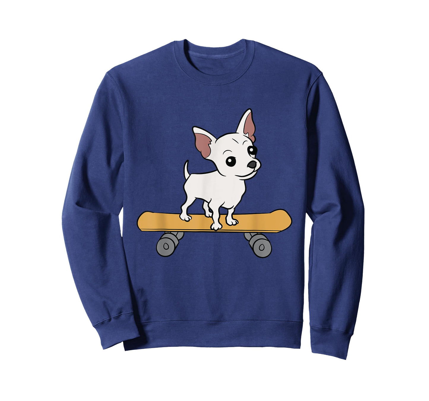 Chihuahua Skateboard Cute Chihuahua Skateboarding T-Shirt