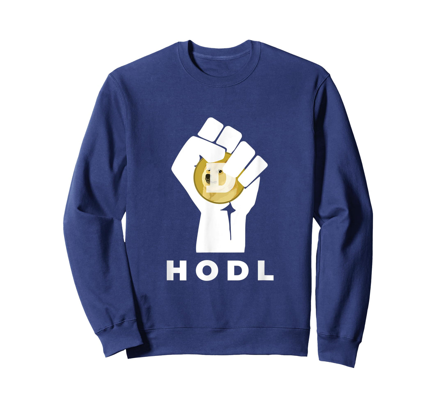Dogecoin Hodl Hand | The Dogecoin Raised Fist Hodl T-Shirt