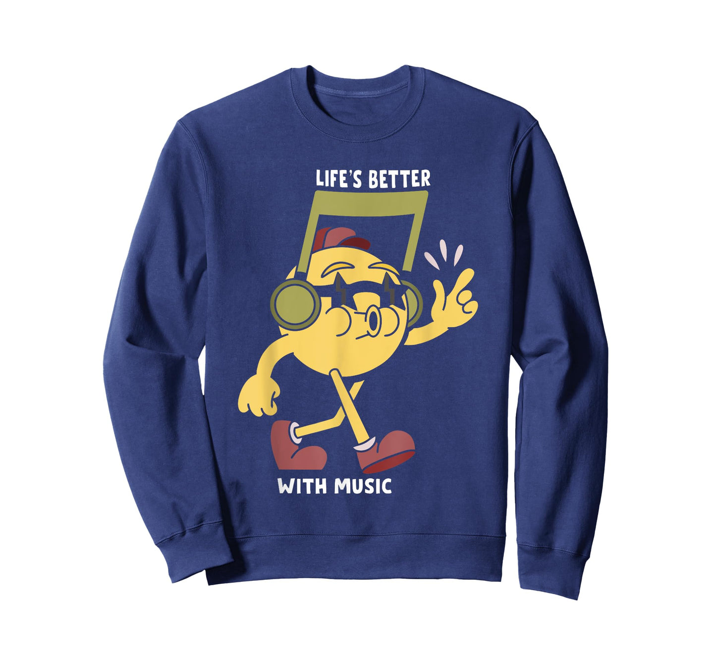 Life Is Better With Music Motivational Life Quote Sayings T-Shirt