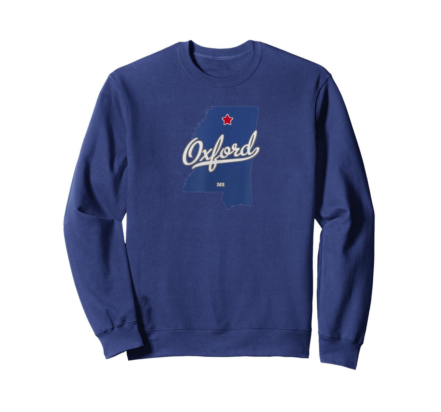 Oxford Mississippi MS Map T-Shirt