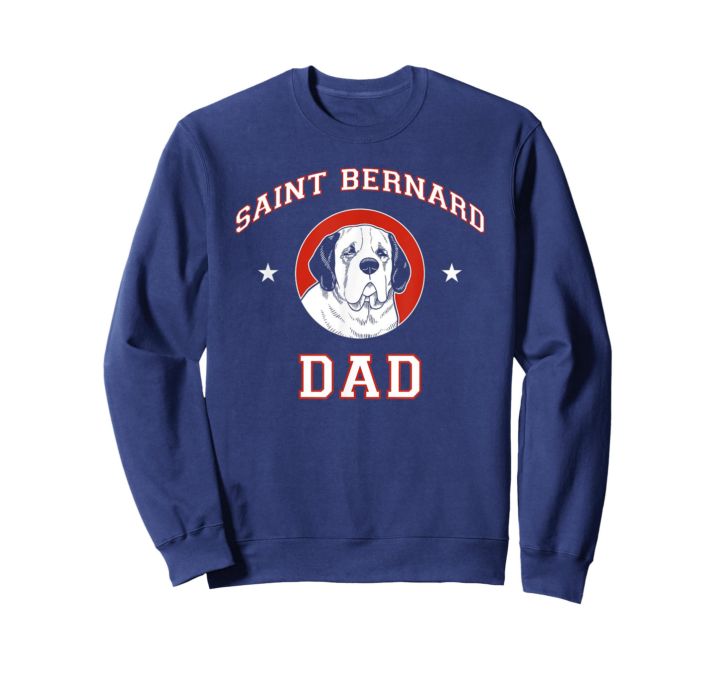 Saint Bernard Dad Dog Father Men Women Kids T-Shirt