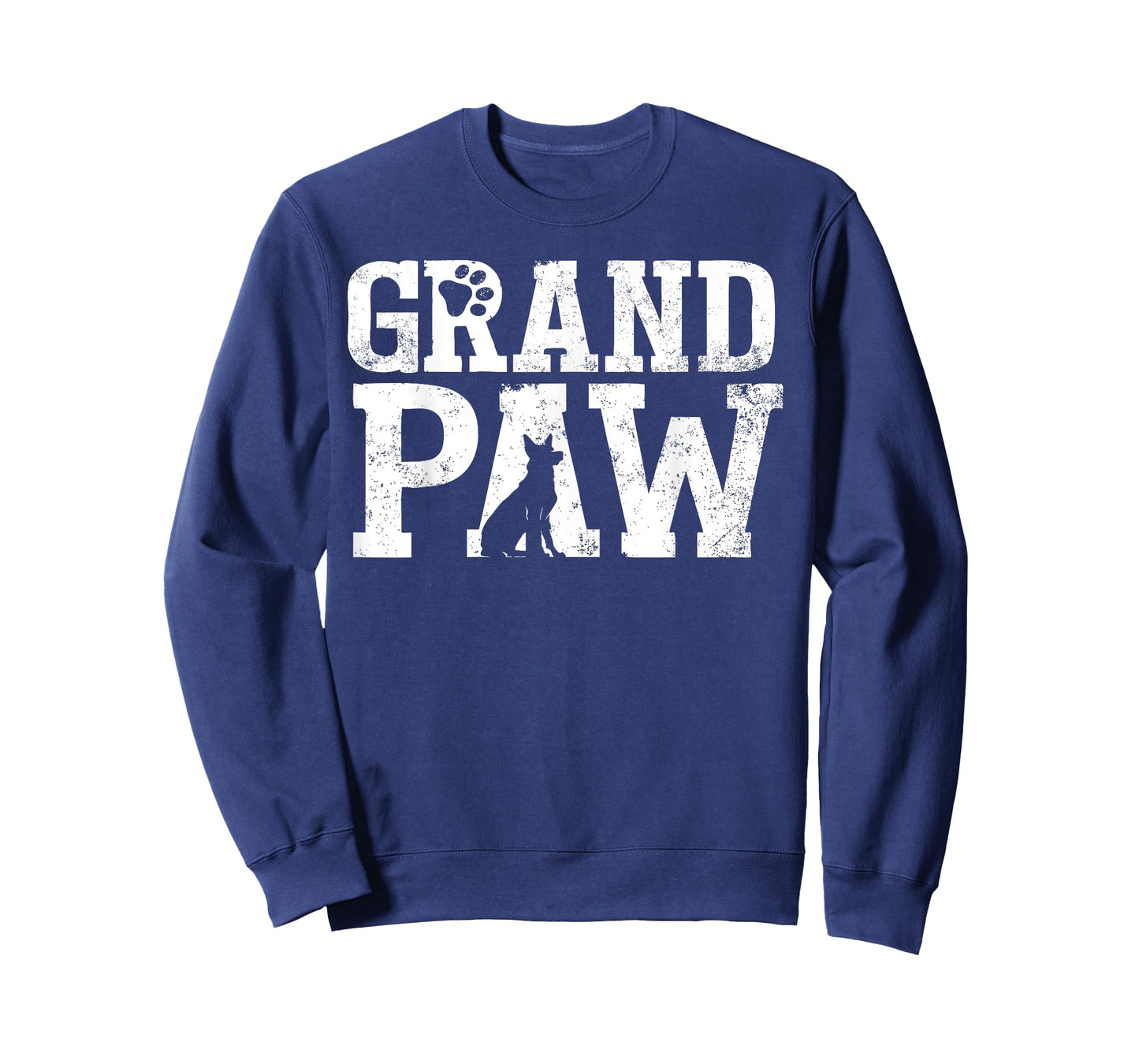 German Shepherd Grand Paw Grandpaw T Shirt Dog Lover Grandpa T-Shirt