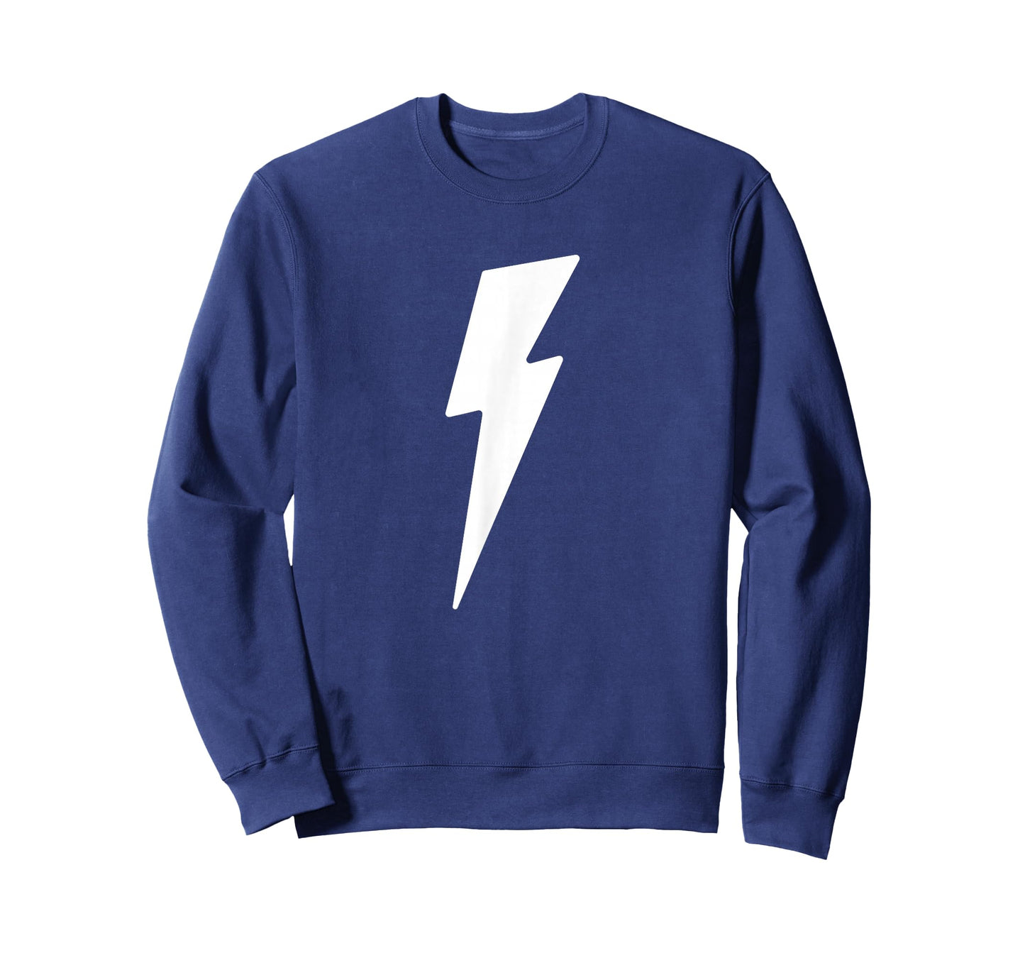 Simple Lightning Bolt in White | Thunder Bolt Graphic T-Shirt