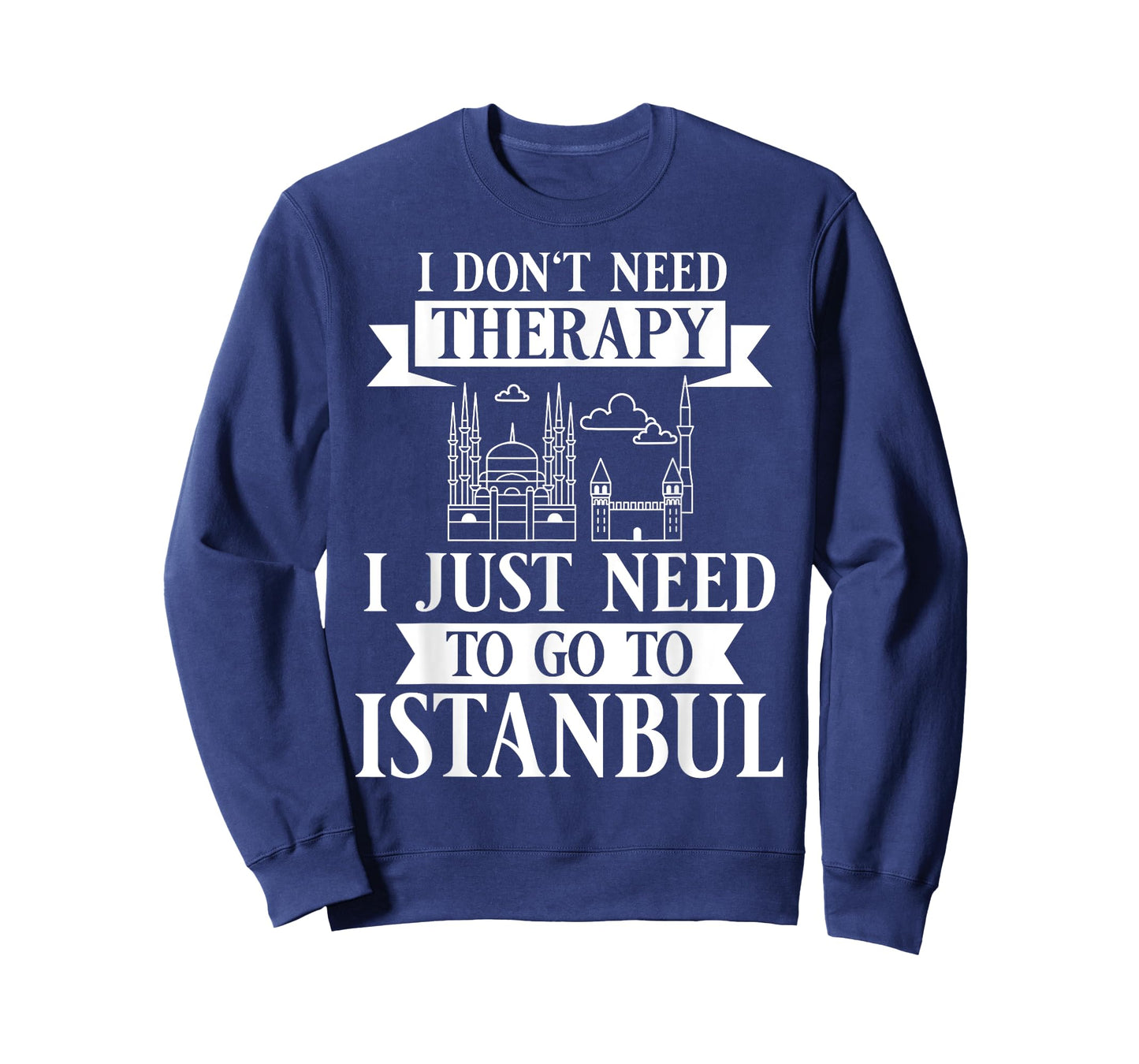 Istanbul Turkey City Skyline Map Travel T-Shirt