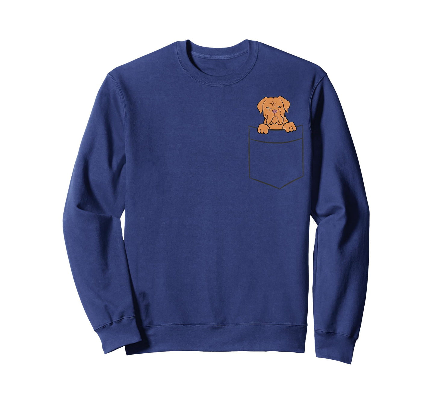 Dogue De Bordeaux Dog In Pocket Funny Dogue De Bordeaux T-Shirt