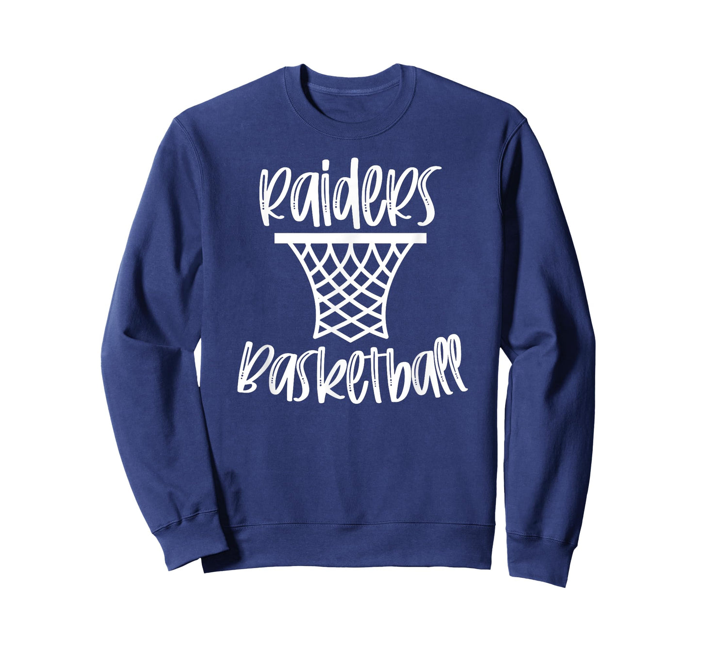 Raiders Basketball Team Mascot School Spirit Game Night T-Shirt