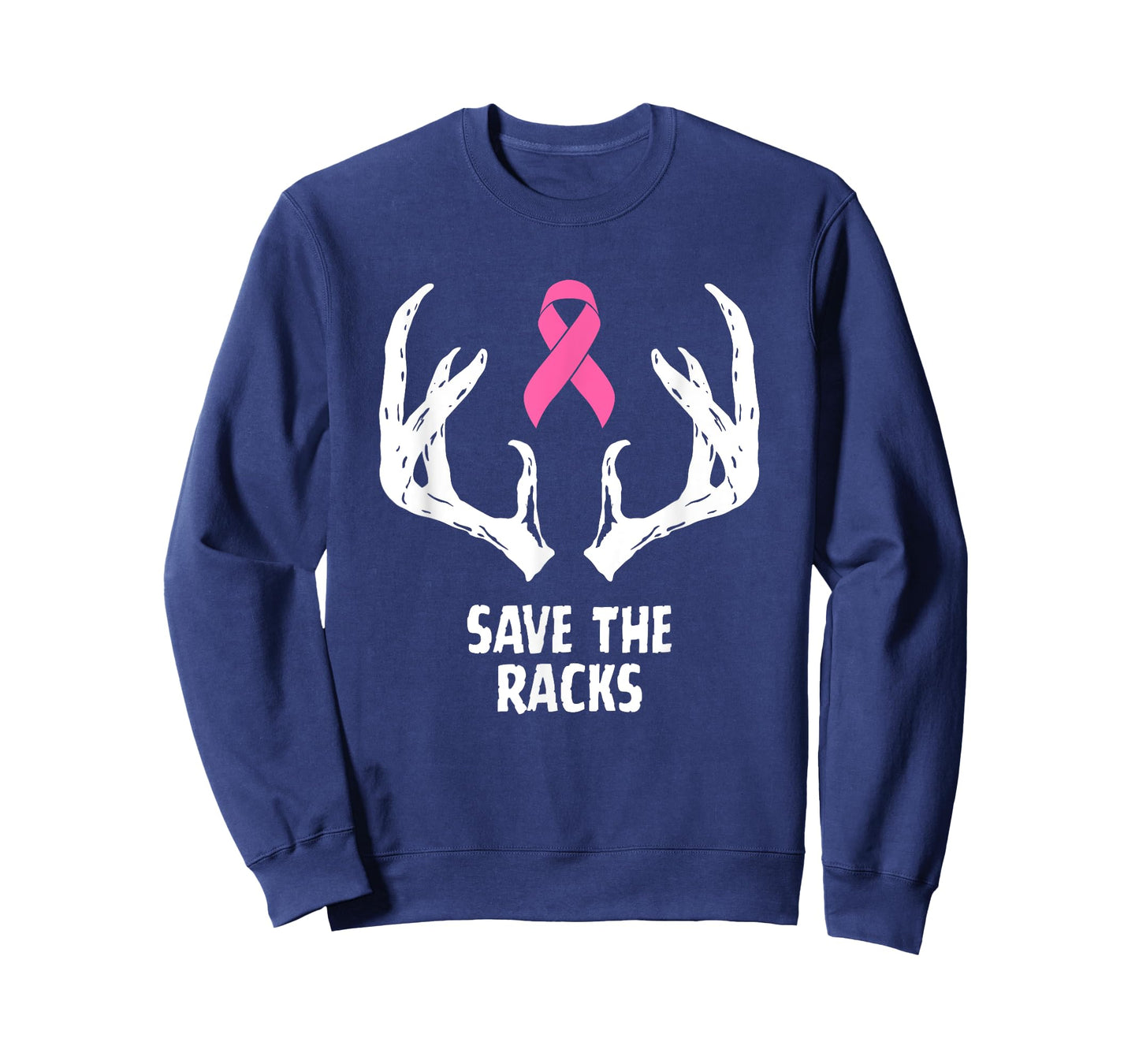 Save the Racks Funny Breast Cancer Awareness Hunting Deer T-Shirt