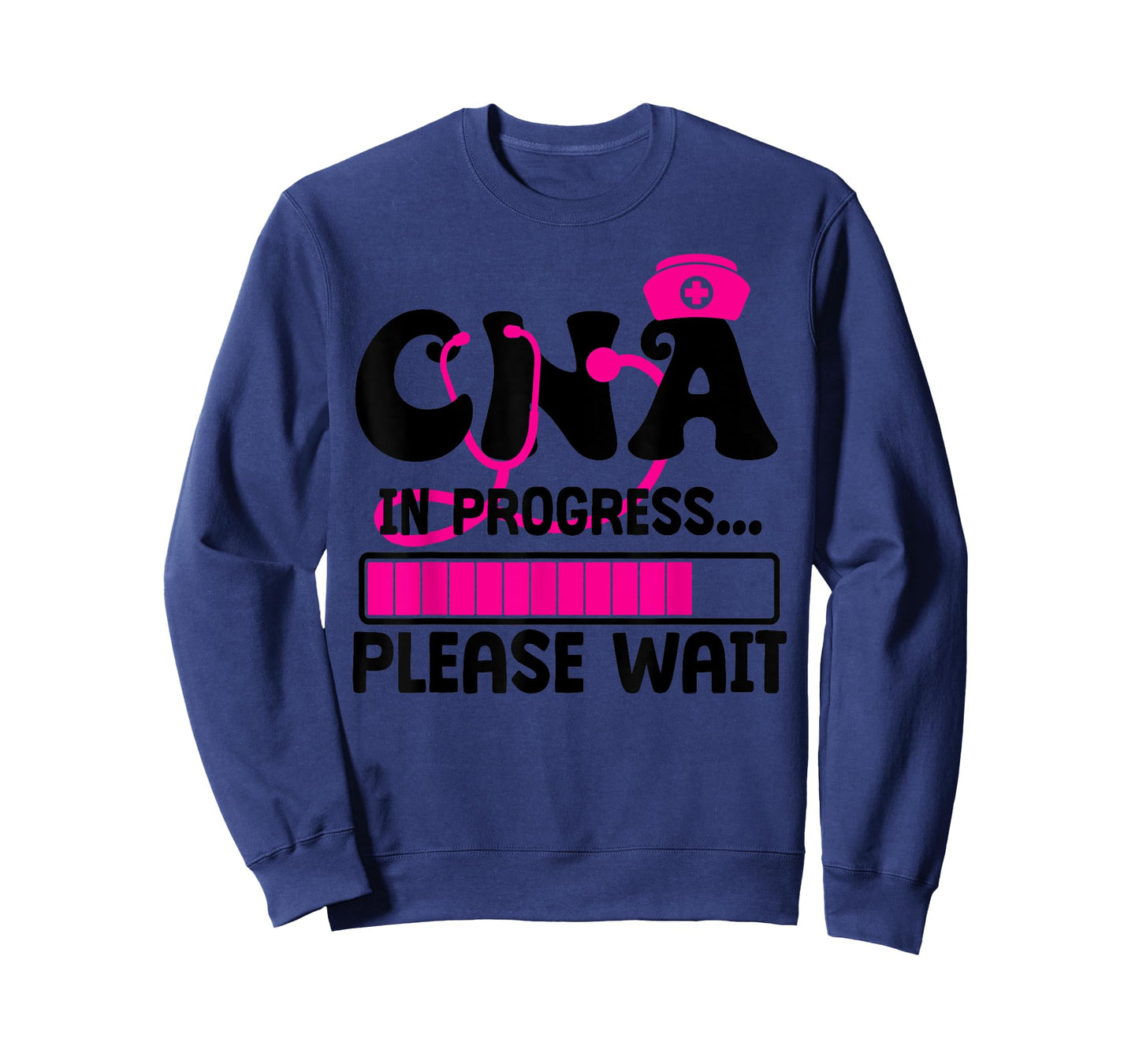 Cute CNA in Progress Funny Retro School CNA Future CNA T-Shirt