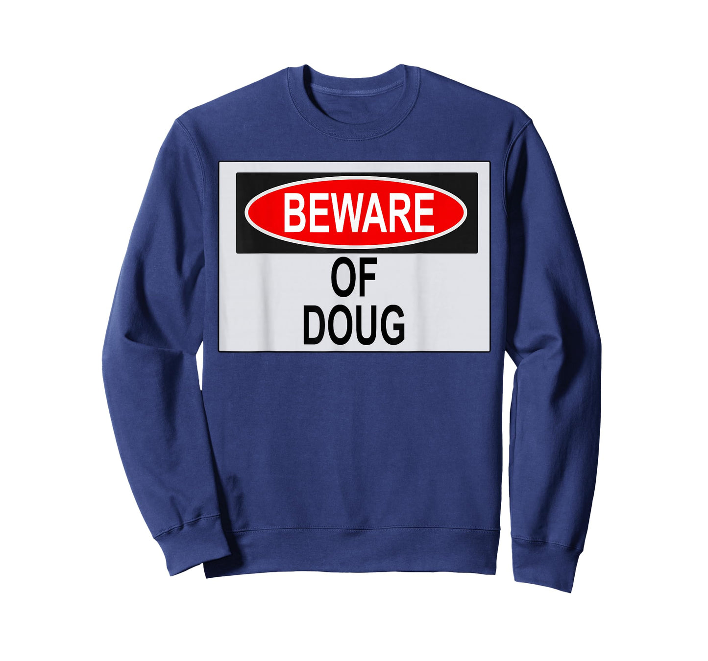 Rochsons Unisex-Adults Black Beware of Doug T-Shirt