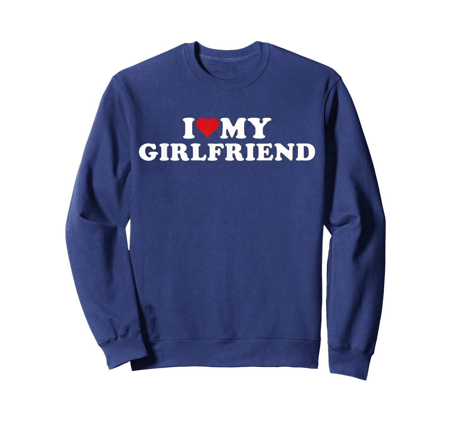 I Love My Beautiful Girlfriend I Heart My Beautiful Gf T-Shirt