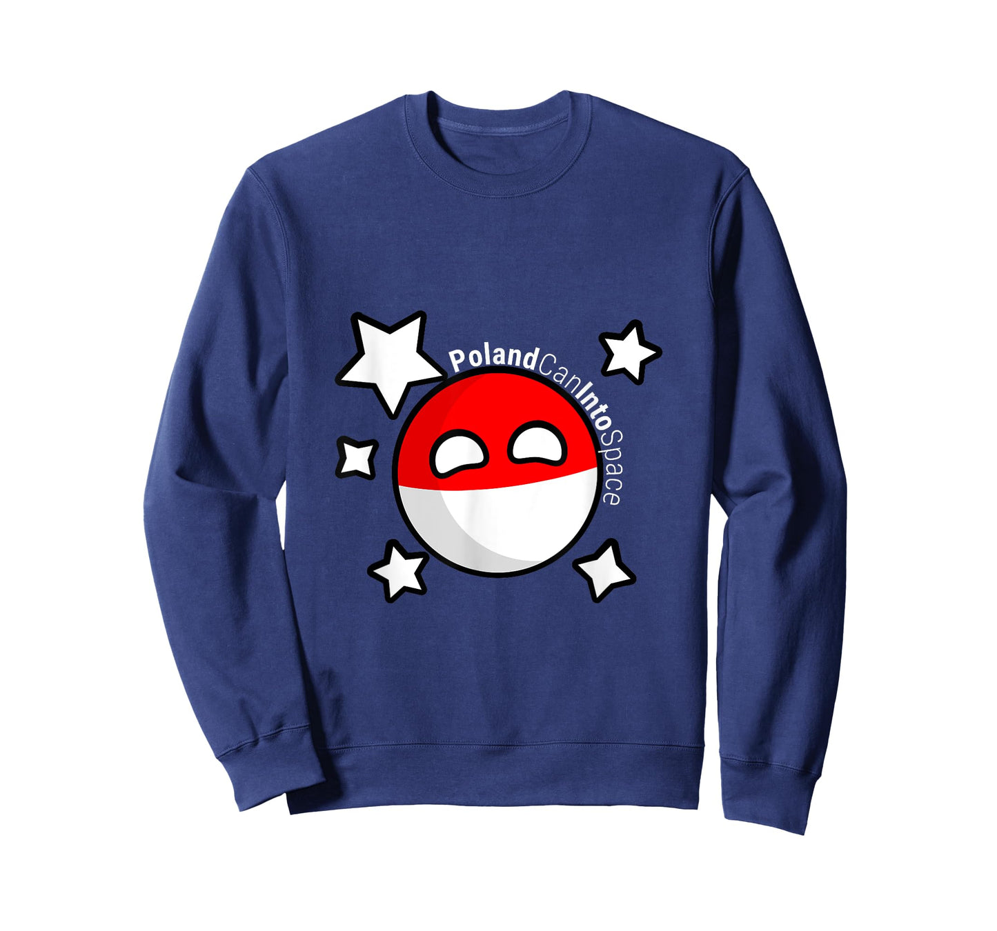 Poland Can into Space Polandball Country balls Hero T-Shirt