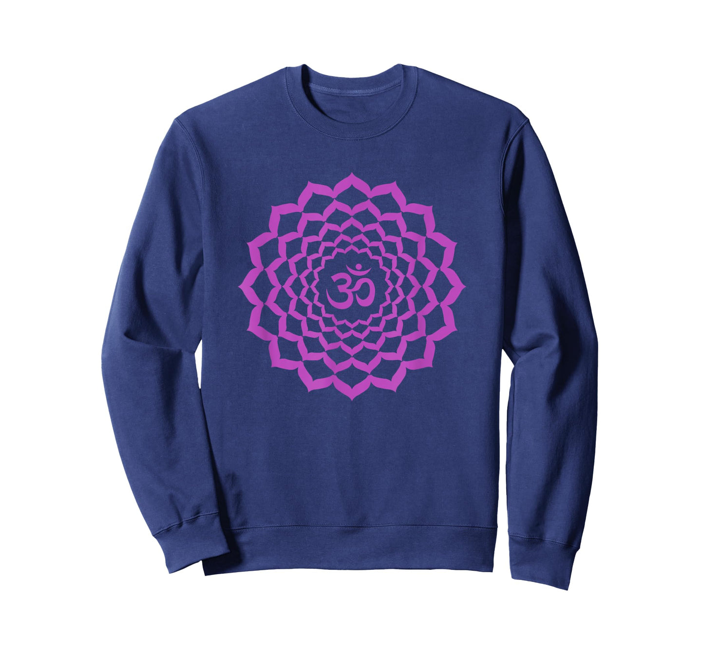 Crown Chakra OM Symbol Violet Sahasrara Yoga T-Shirt