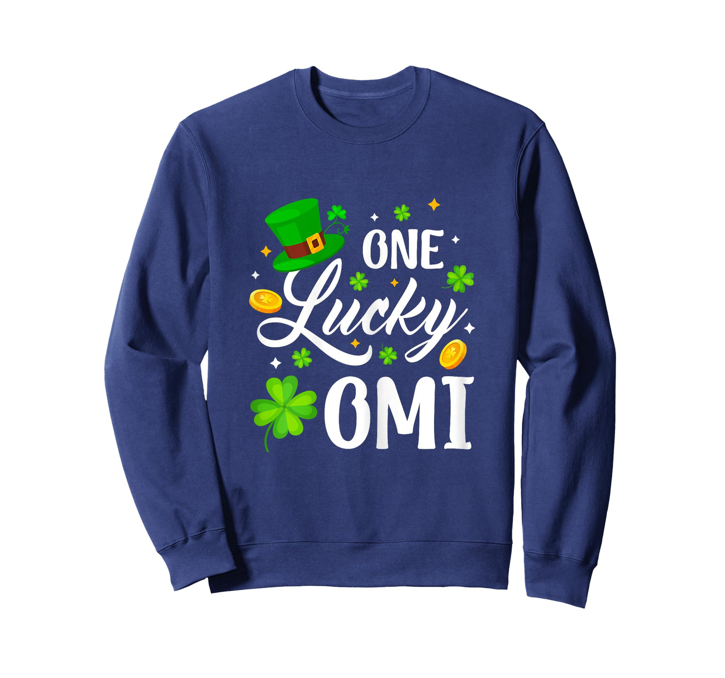 Happy St. Patrick's Day Shamrock One Lucky Omi Women T-Shirt