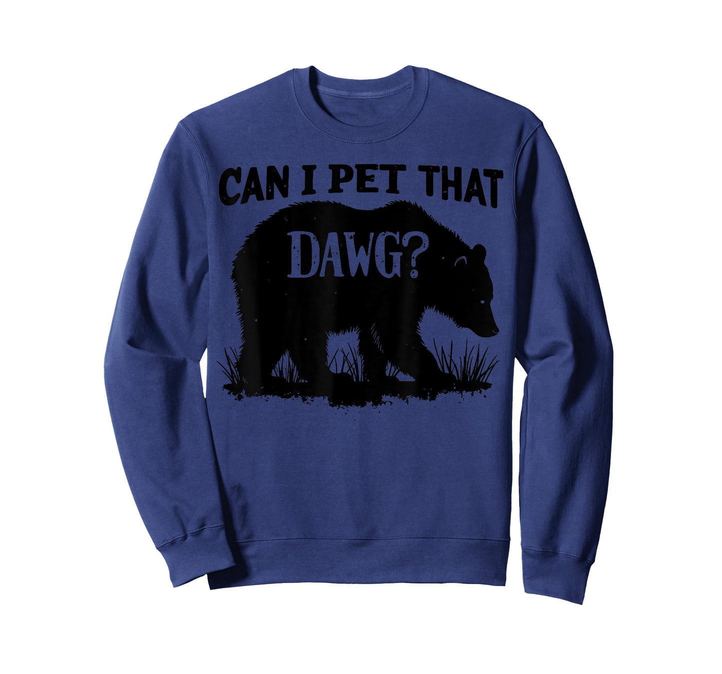 Can I Pet That Dog Funny Dawg Bear Meme Camping Hiking Men Women Kids T-Shirt
