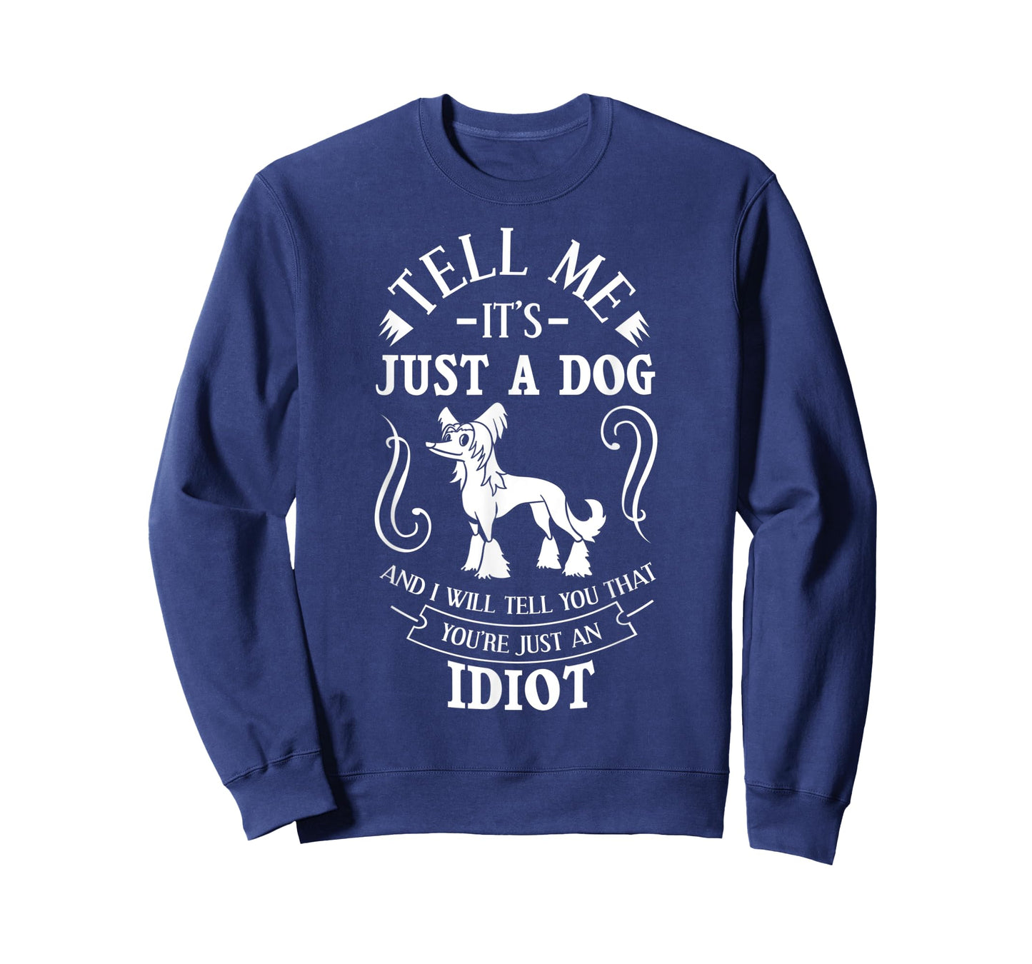 Chinese Crested Powderpuff Dog Gift Puppies Owner Lover Men Women T-Shirt
