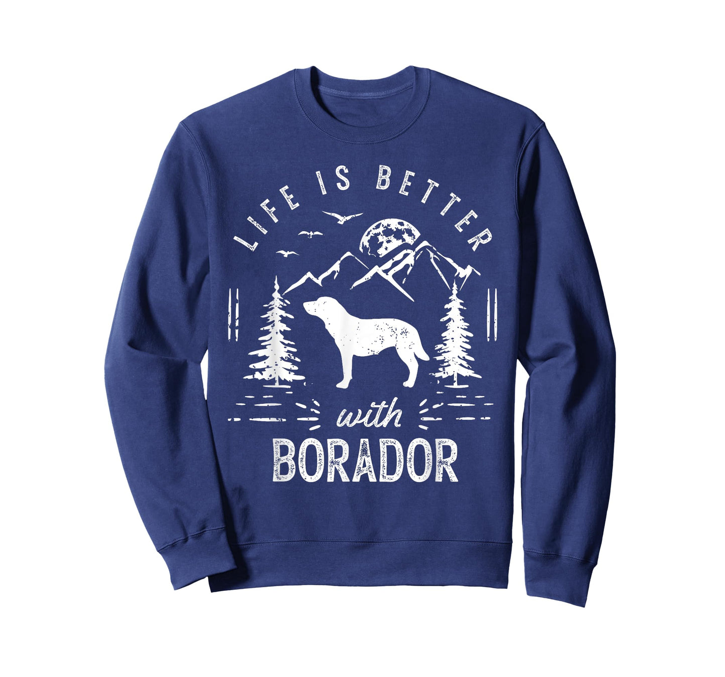 Borador Life Better Mom Dad Dog Men Women Girls Kids T-Shirt