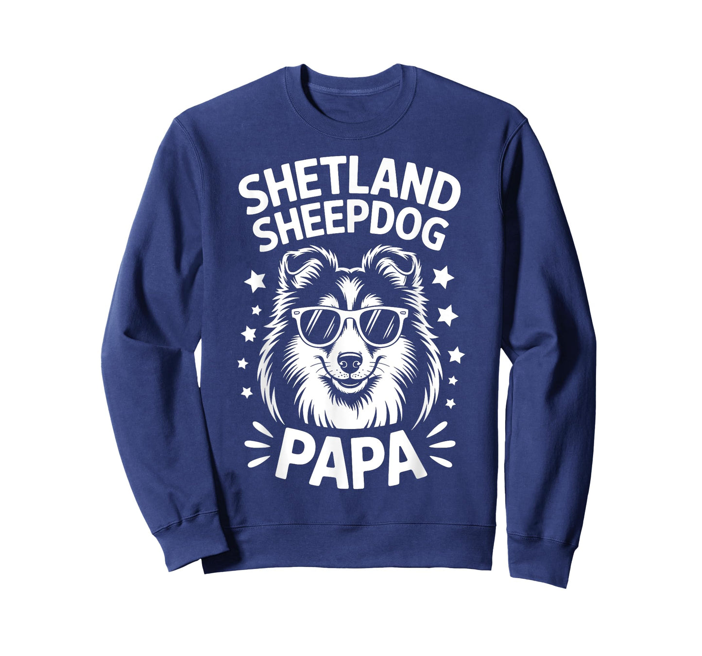 Shetland Sheepdog Papa Sheltie Funny Shetland Sheepdog T-Shirt