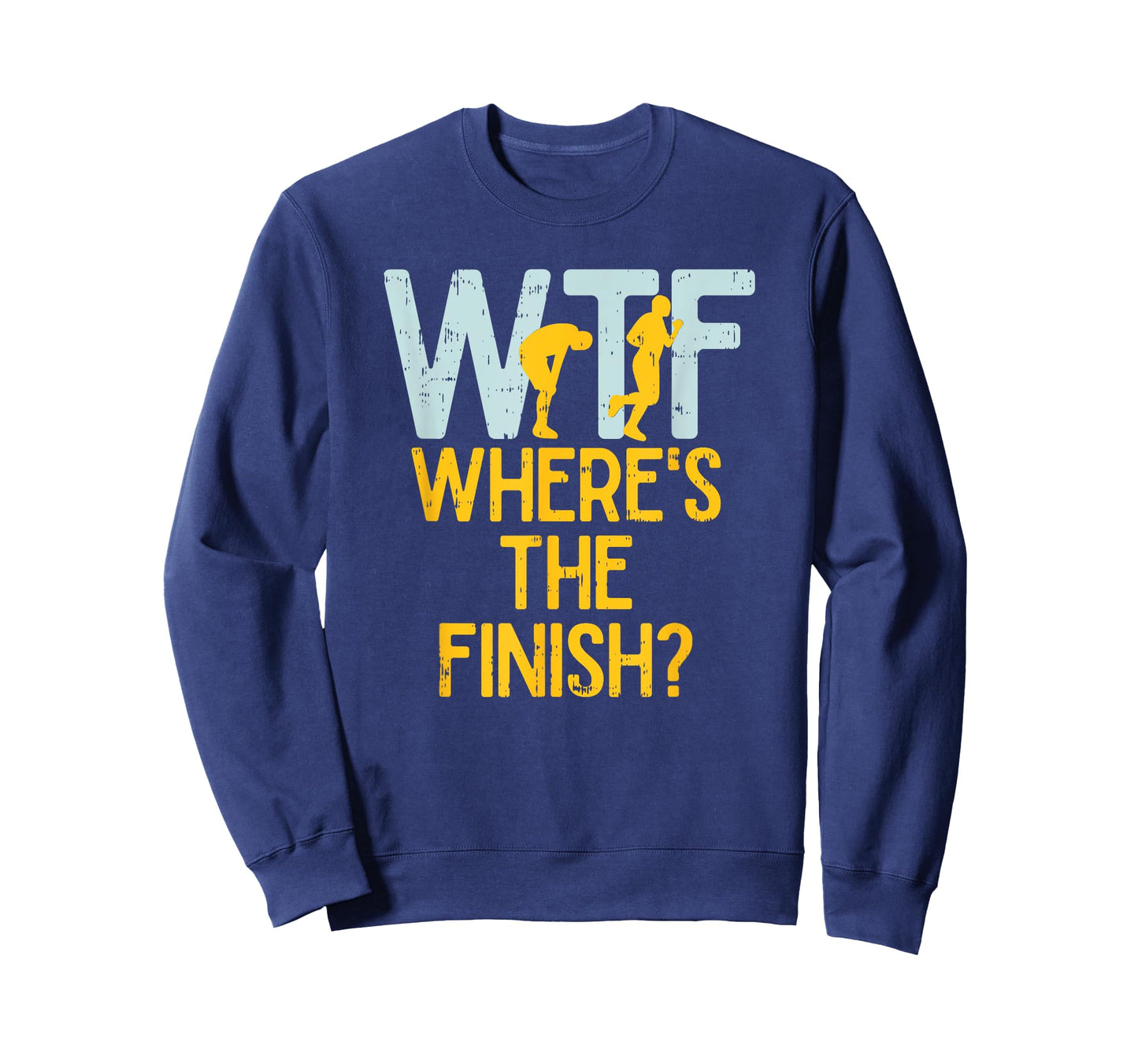 WTF Where's The Finish Funny Hilarious Marathon Runner T-Shirt