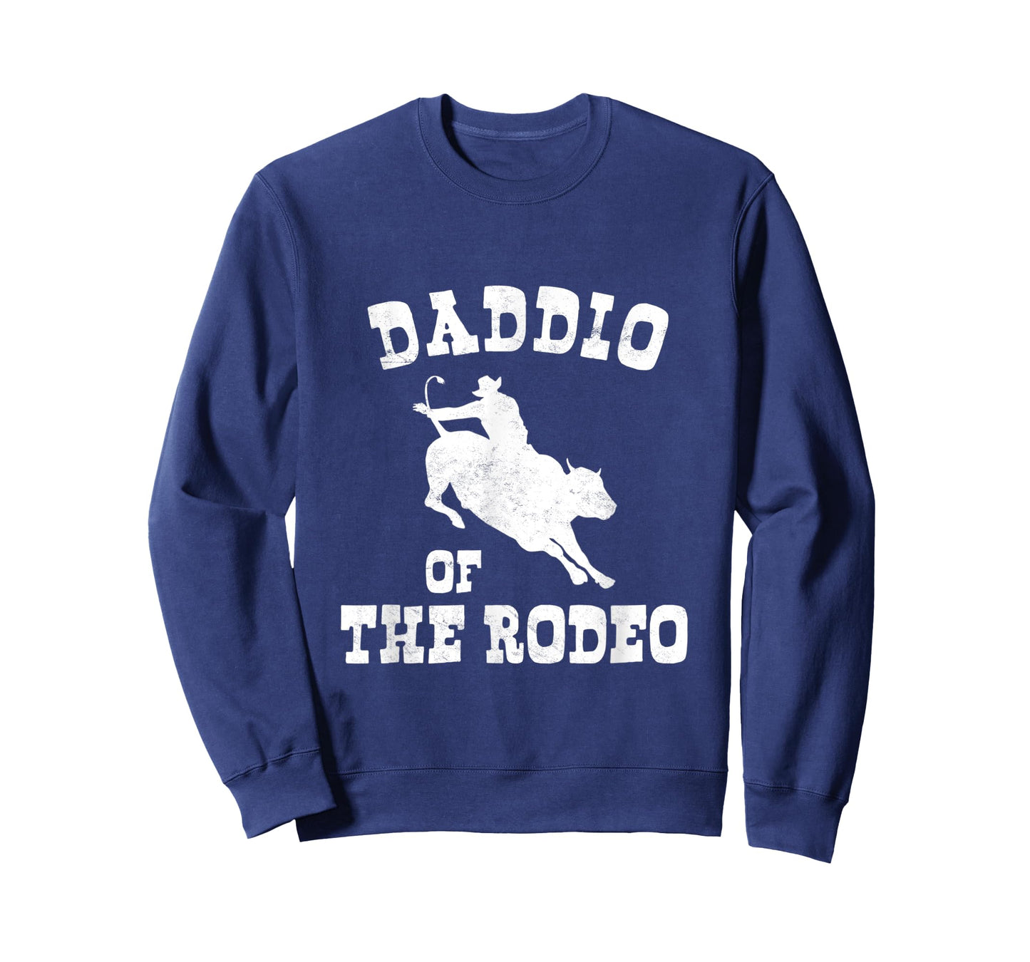 Mens Daddio Of The Rodeo Fathers Day Cowboy Horse Bull Rider Dad T-Shirt
