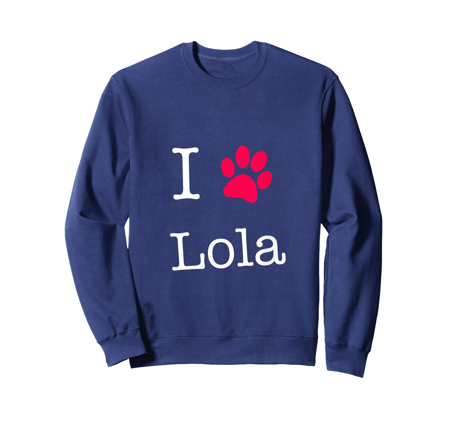 I Love Lola Dog Name T-Shirt Gift Shirt for Dog Lovers T-Shirt