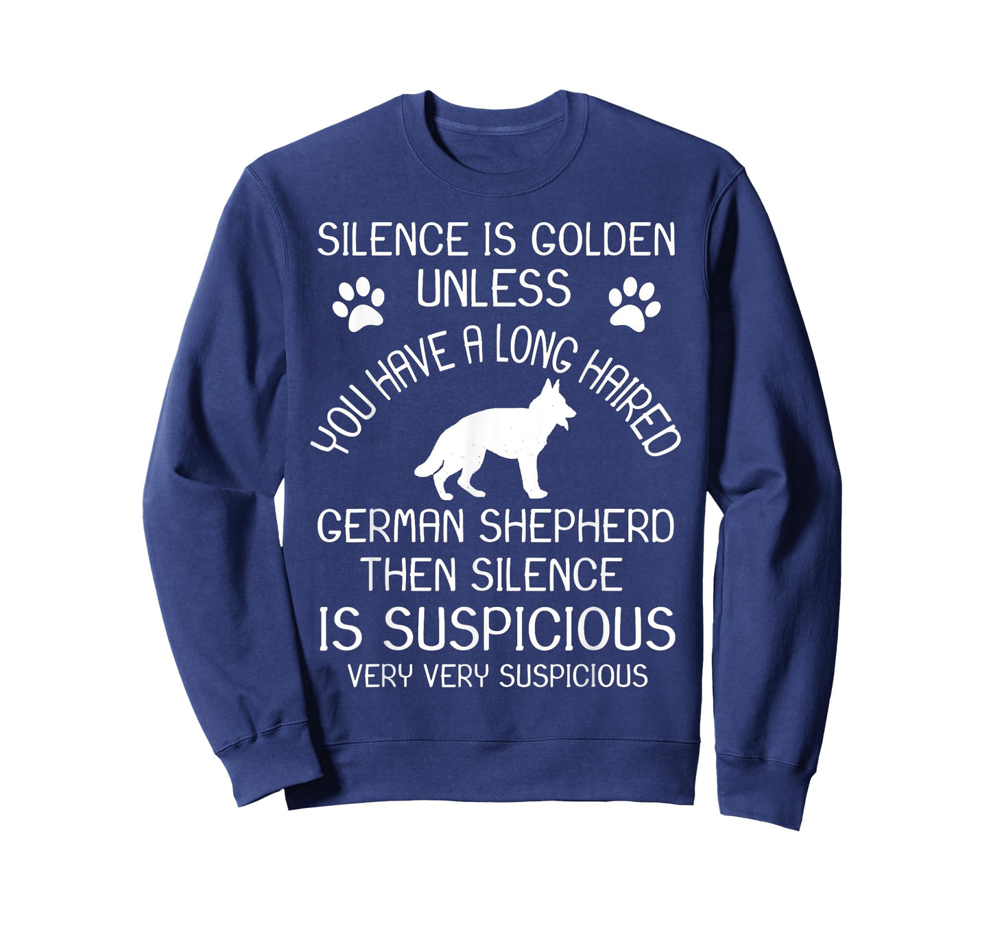 Long Haired German Shepherd Shirt Funny Long-Hair GSD T-Shirt