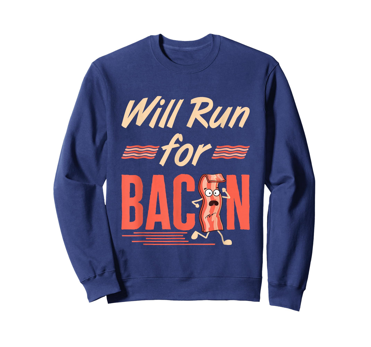 Will Run for Bacon Funny Workout Running Runner Pork Lover T-Shirt
