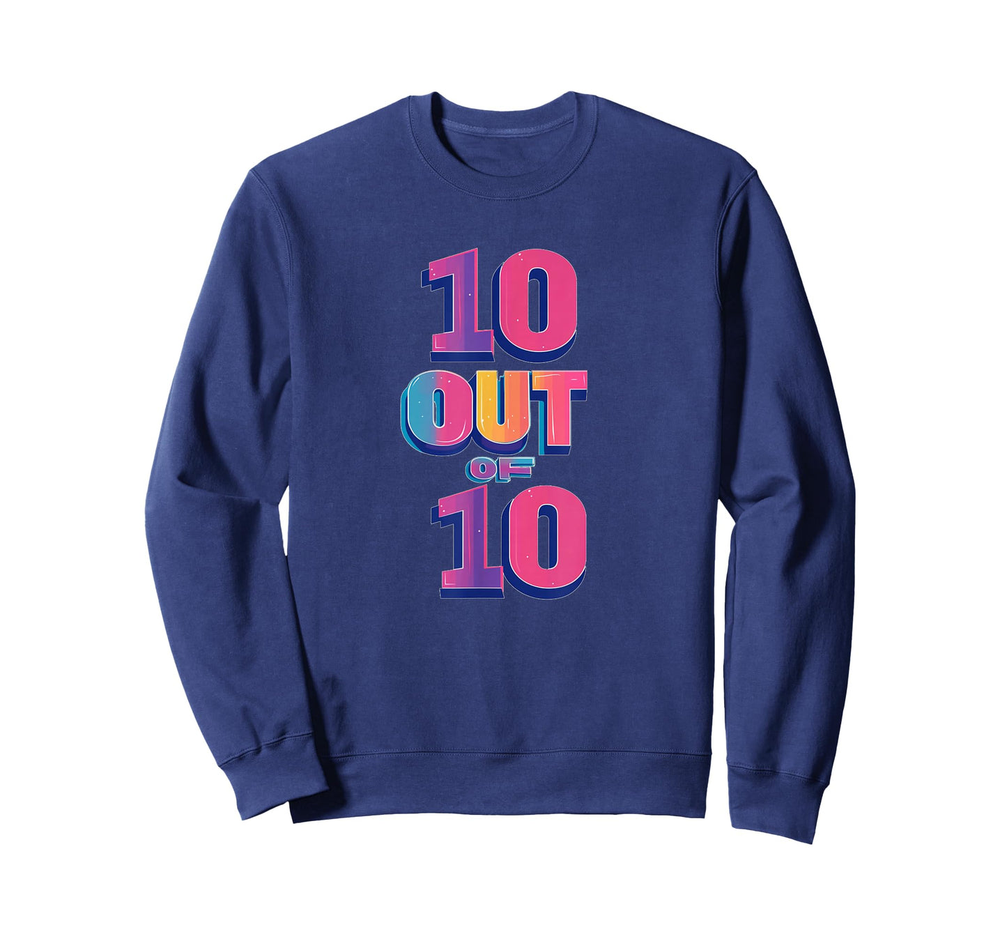 Colorful Speech Ten Out of Ten Costume for Boys and Girls T-Shirt