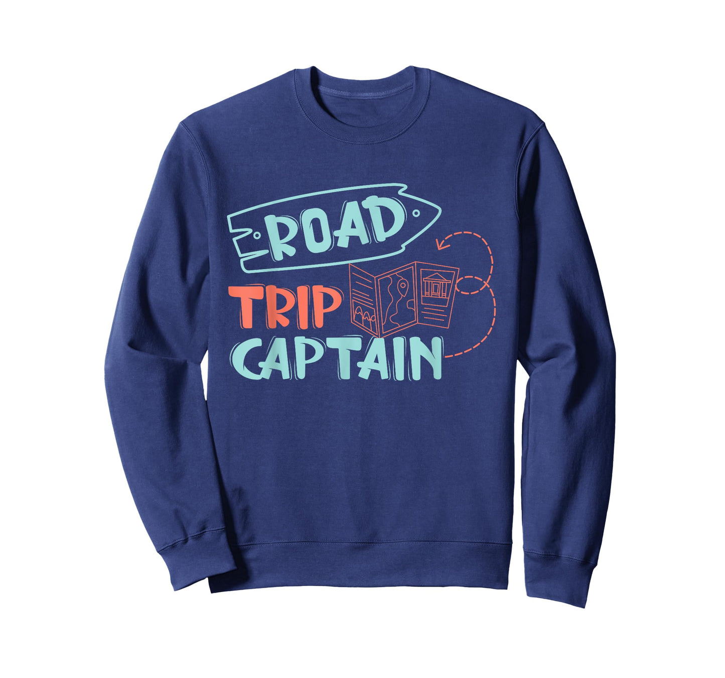 Road Trip Captain Traveler Vacation Explorer Adventure Gift T-Shirt
