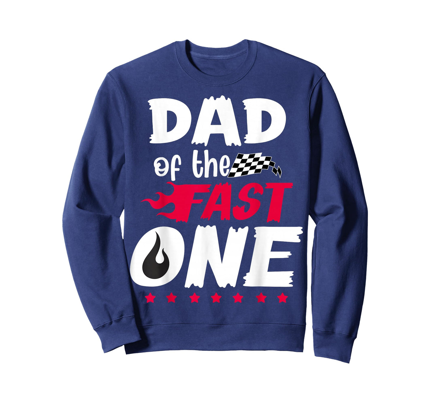 Dad of Birthday Boy Racing Fast One Family Celebration T-Shirt