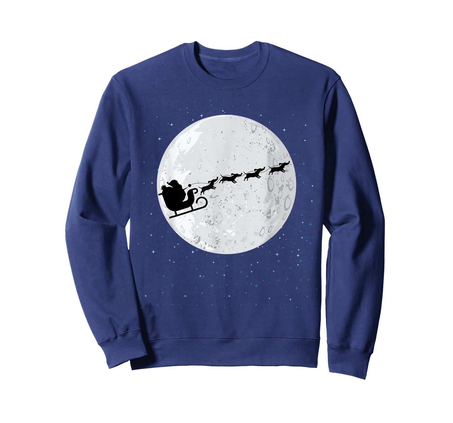 Dachshund Santa Sleigh Wiener Dog Christmas Gift T-Shirt for Men Women Kids